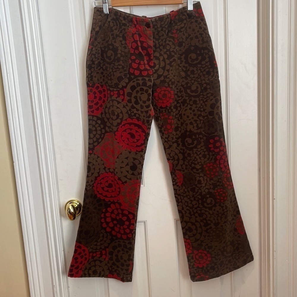 Etcetera Brown Red Pants